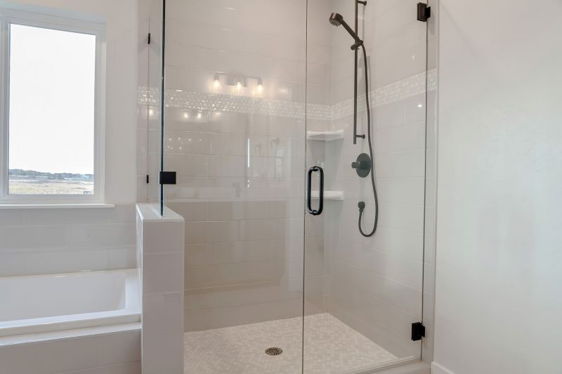 Modern Walk-in Shower with Glass Panels